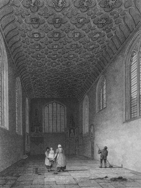 Interior da Capela da Sabóia, Westminster (gravura) de Frederick (after) Nash
