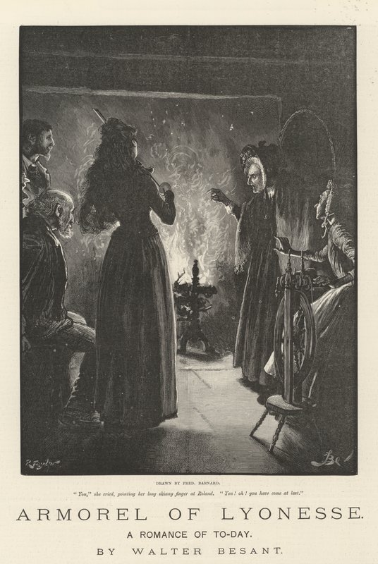 Armorel de Lyonesse, um romance de hoje, de Walter Besant de Frederick Barnard