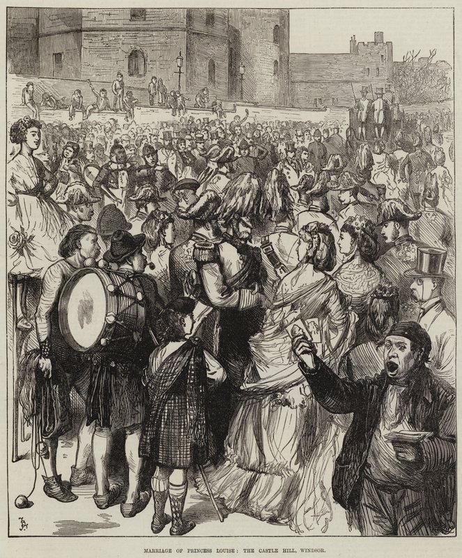 Casamento da Princesa Louise, a Colina do Castelo, Windsor de Frederick Barnard