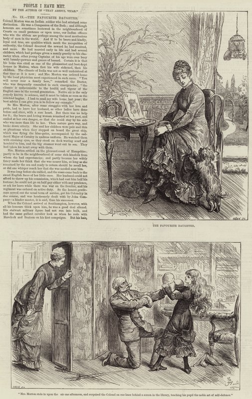 Pessoas que conheci, a filha favorita de Frederick Barnard