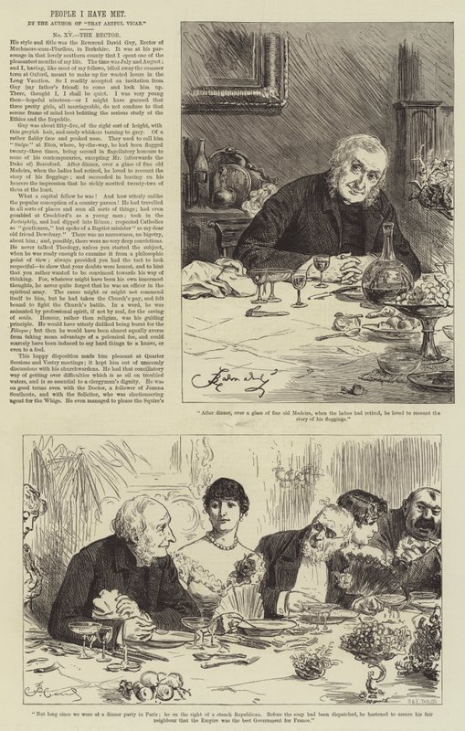 Pessoas que conheci, o reitor de Frederick Barnard