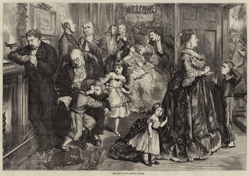 A meia hora antes do jantar de Frederick Barnard