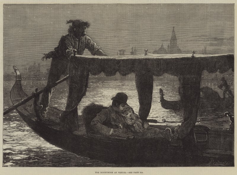 A lua de mel em Veneza de Frederick Barnard