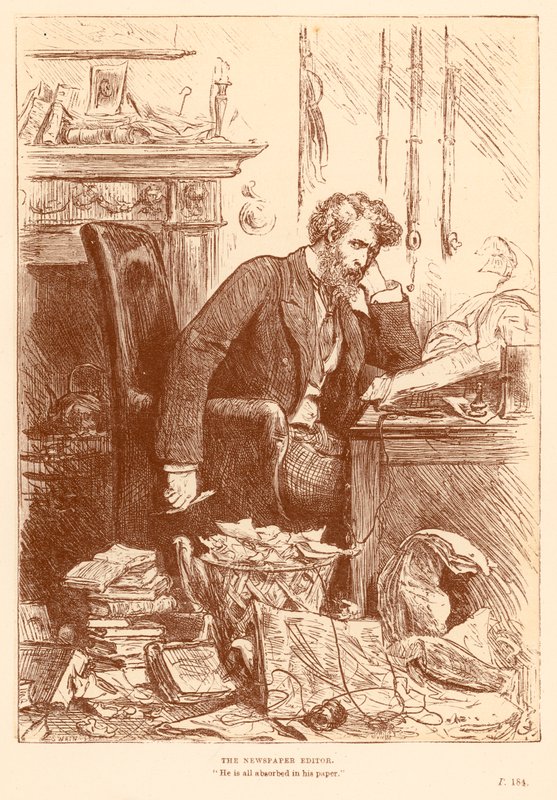 O editor de jornal de Frederick Barnard