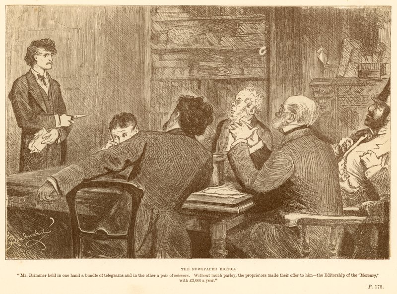 O editor de jornal de Frederick Barnard