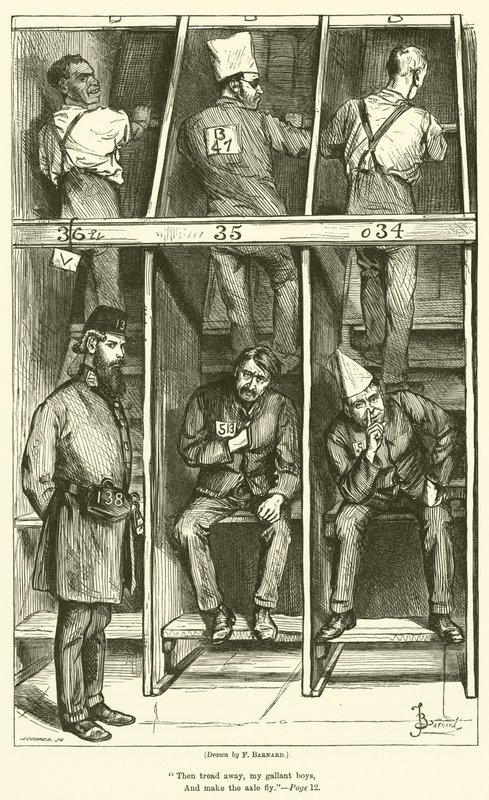 A canção do Tredmill de Frederick Barnard