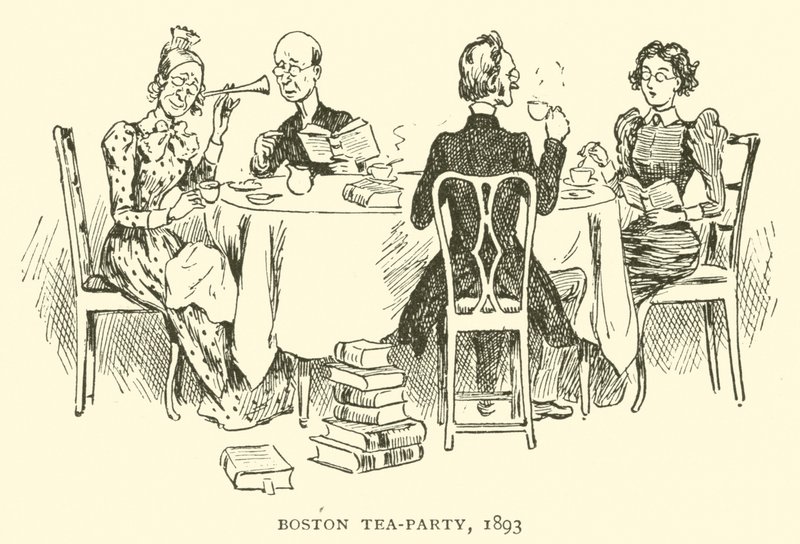 Chá de Boston, 1893 de Frederick Burr Opper