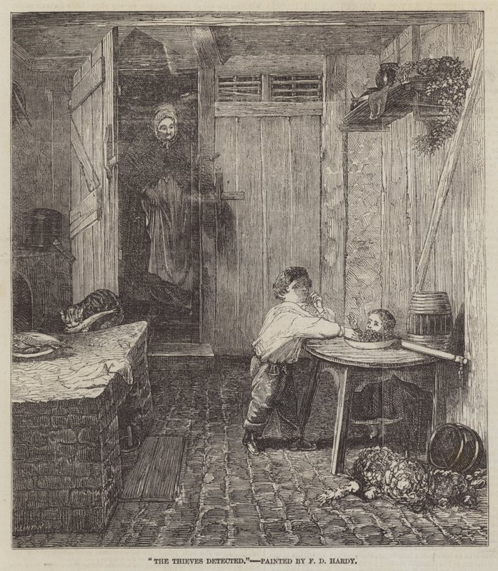 Os ladrões detectados de Frederick Daniel Hardy