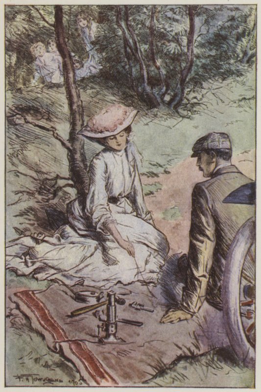 Ilustração para eles por Rudyard Kipling (cor litho) de Frederick Henry Townsend