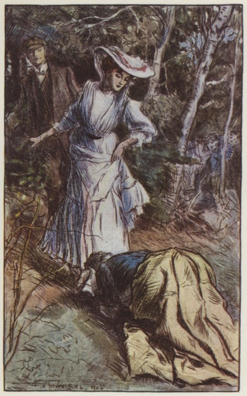 Ilustração para eles por Rudyard Kipling (cor litho) de Frederick Henry Townsend