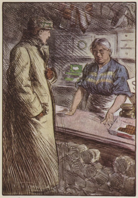 Ilustração para eles por Rudyard Kipling (cor litho) de Frederick Henry Townsend
