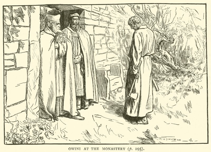 Owini no mosteiro de Frederick Henry Townsend