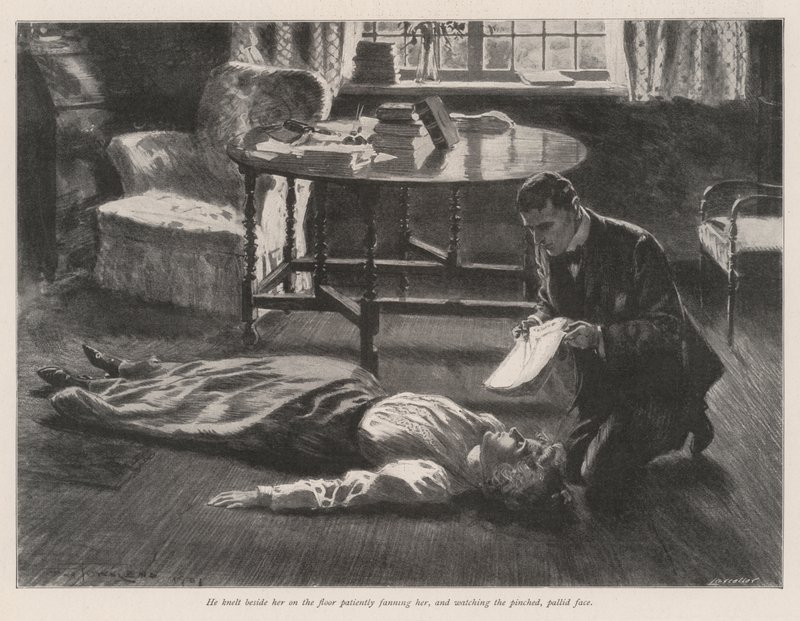 O Eremita dos Yews, por E Nesbit de Frederick Henry Townsend