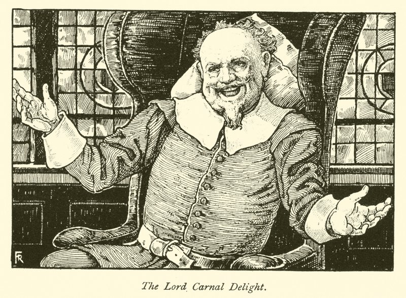 O Senhor Delícia Carnal (gravura) de Frederick Hurten Rhead