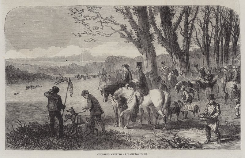 Reunião de Cursing no Hampton Park de Frederick John Skill