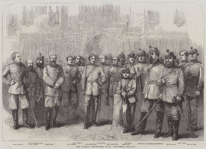 Voluntários do Rifle de Westminster da Rainha de Frederick John Skill