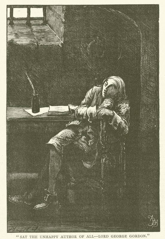 Ilustração para Barnaby Rudge de Frederick L. Bernard
