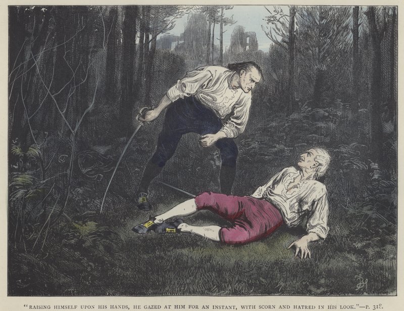 Ilustração para Barnaby Rudge de Frederick L. Bernard