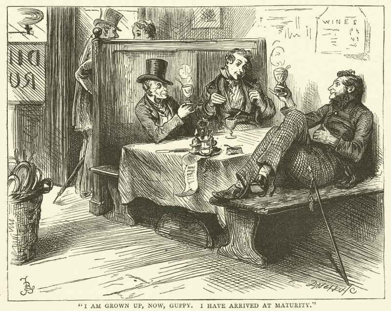 Ilustração para a casa desolada de Frederick L. Bernard