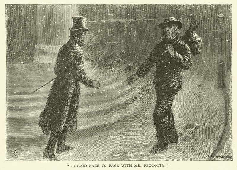 Ilustração para David Copperfield de Frederick L. Bernard