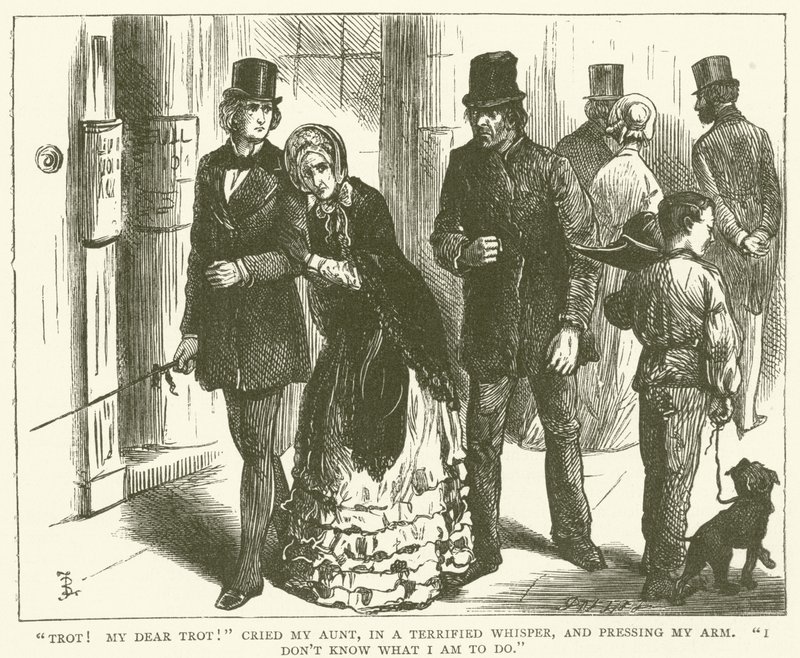 Ilustração para David Copperfield de Frederick L. Bernard