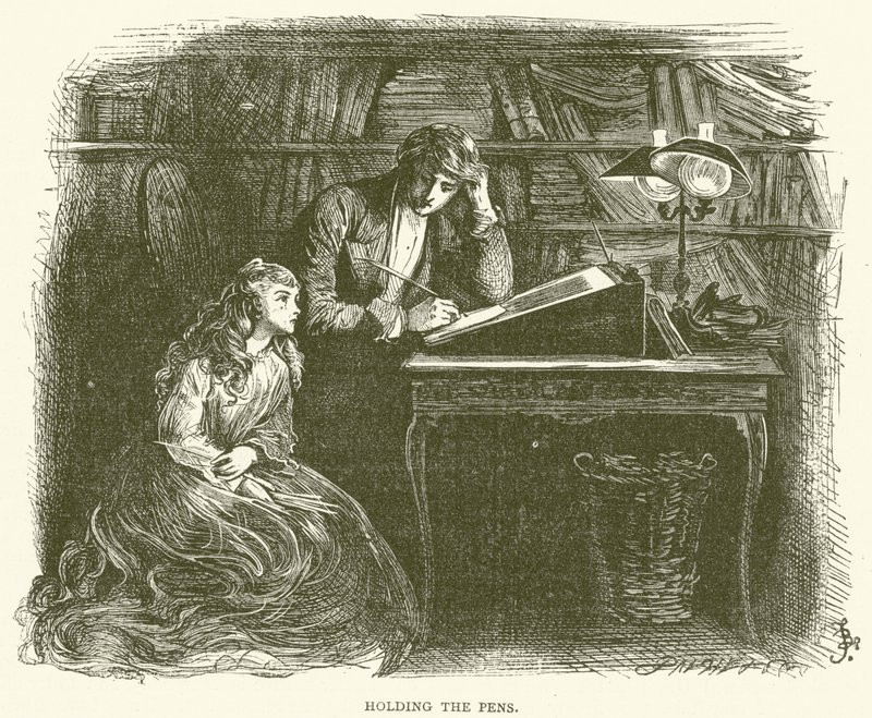 Ilustração para David Copperfield de Frederick L. Bernard
