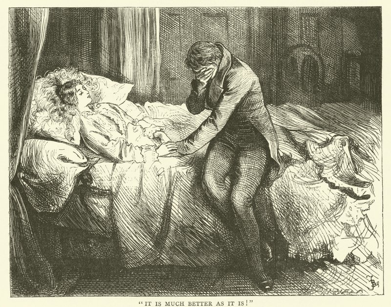 Ilustração para David Copperfield de Frederick L. Bernard