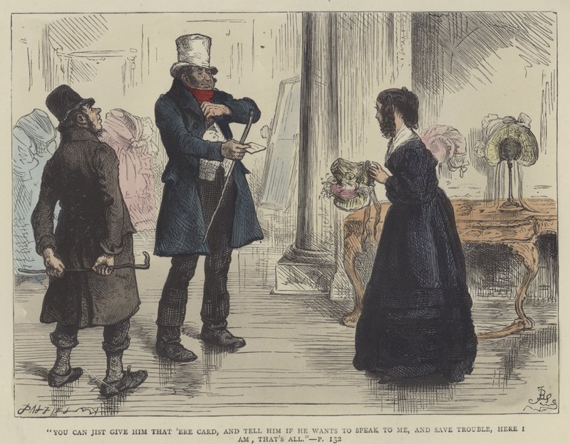 Ilustração para Nicholas Nickleby de Frederick L. Bernard