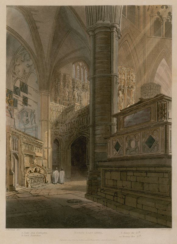 North East Area, Abadia de Westminster, Londres de Frederick Mackenzie