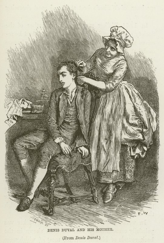 Denis Duval e sua mãe de Frederick Walker
