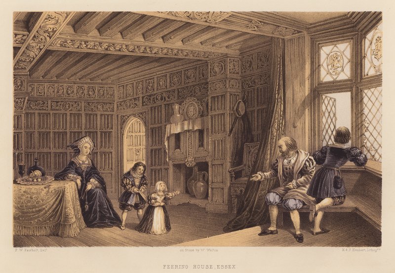 Feering House, Essex (água-tinta) de Frederick William Fairholt