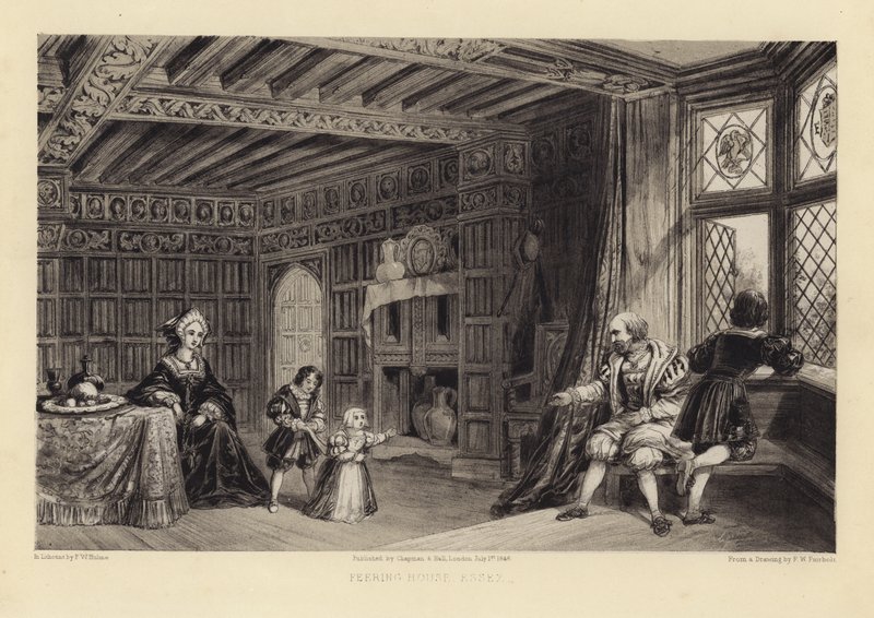 Feering House, Essex (litotint) de Frederick William Fairholt