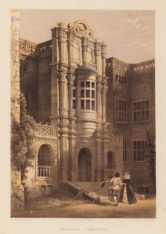 Bramshill, Hampshire (aquatint) de Frederick William Hulme