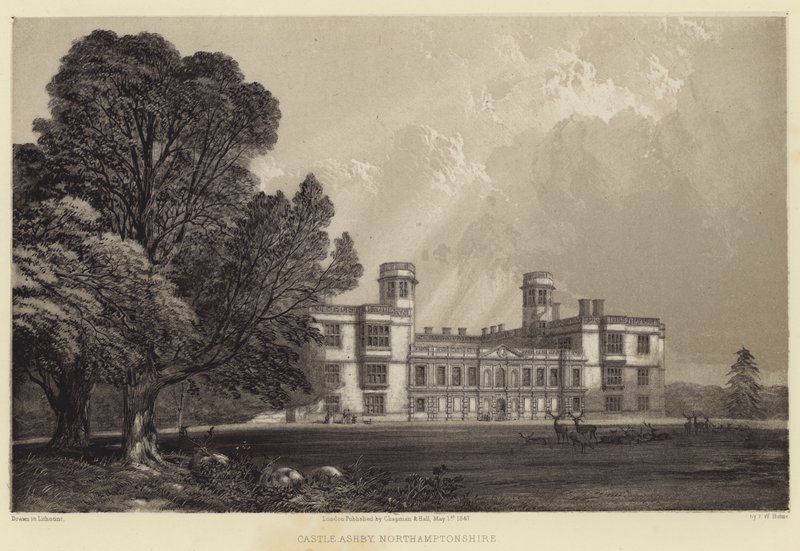 Castelo Ashby, Northamptonshire de Frederick William Hulme