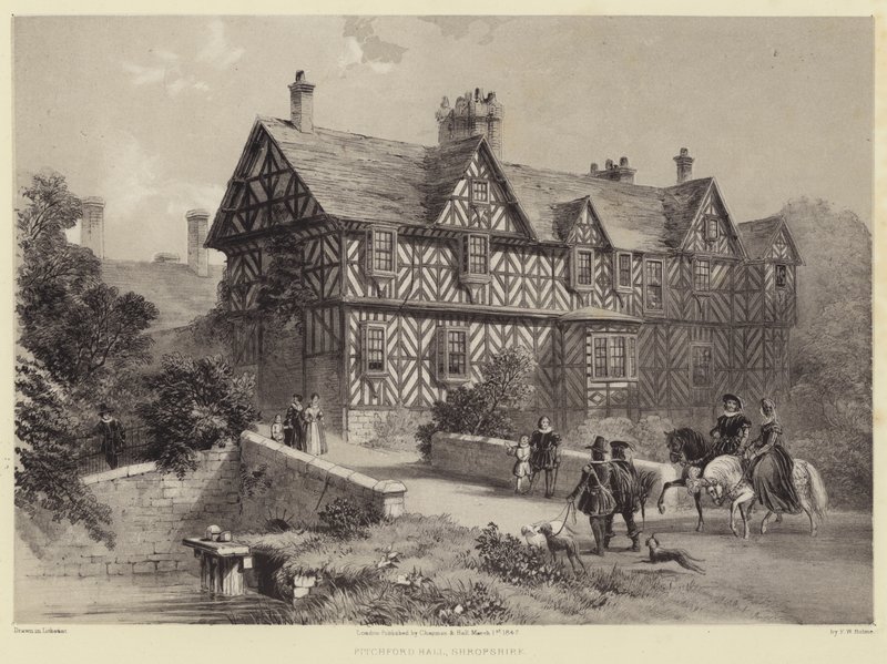 Pitchford Hall, Shropshire de Frederick William Hulme