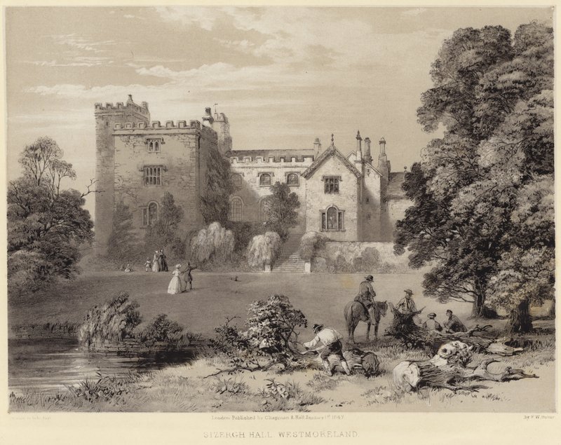 Sizergh Hall em Westmoreland de Frederick William Hulme