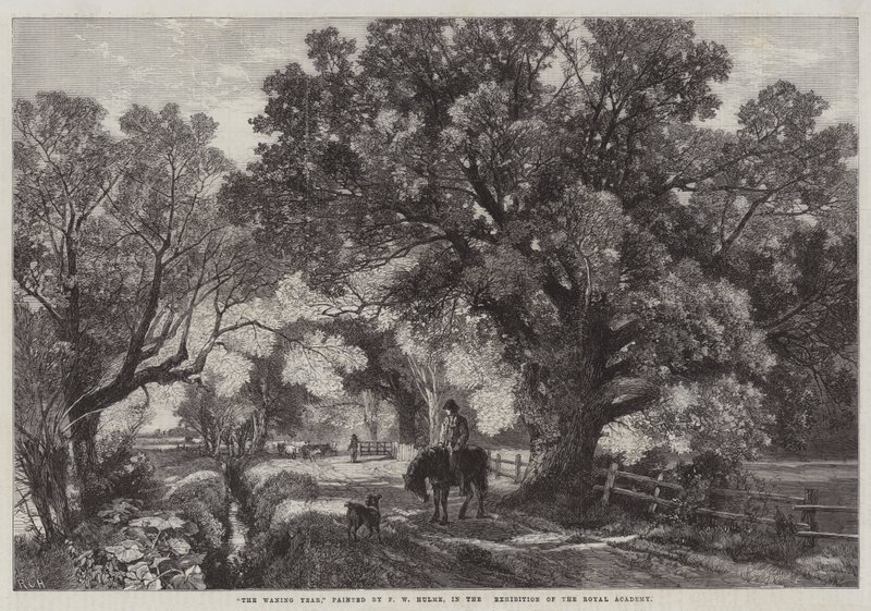 O Ano Minguante, na Exposição da Real Academia de Frederick William Hulme