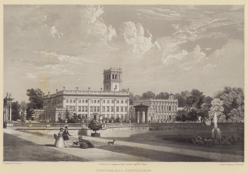 Trentham Hall, Staffordshire de Frederick William Hulme