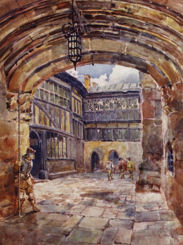 Pátio, St Marys Hall, Coventry de Frederick William Newton Whitehead