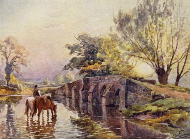 Hampton-in-Arden, Ponte de Packhorse de Frederick William Newton Whitehead