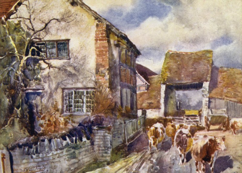 Mary Ardens Cottage, Wilmcote de Frederick William Newton Whitehead