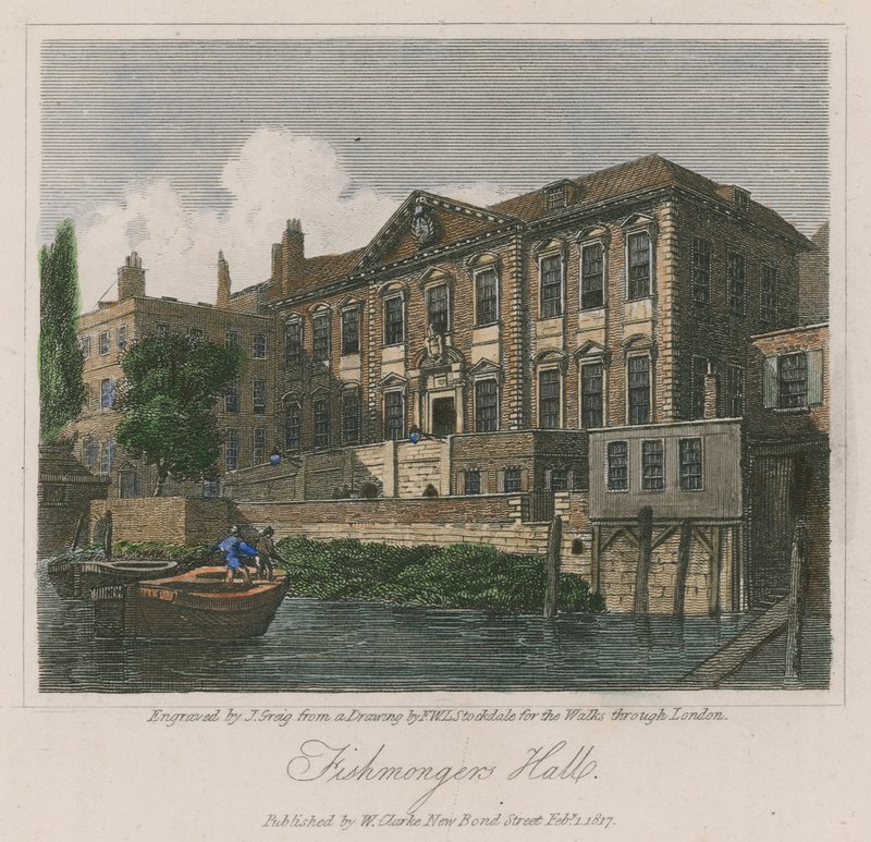 Peixaria &39;Hall, Upper Thames Street, Londres de Frederick Wilton Litchfield Stockdale