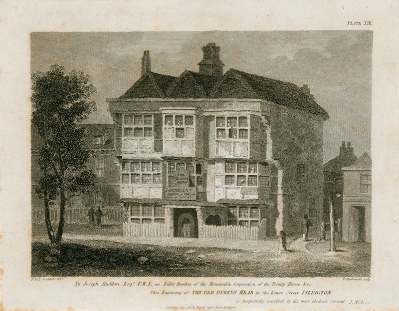 A cabeça da velha rainha, Islington de Frederick Wilton Litchfield Stockdale