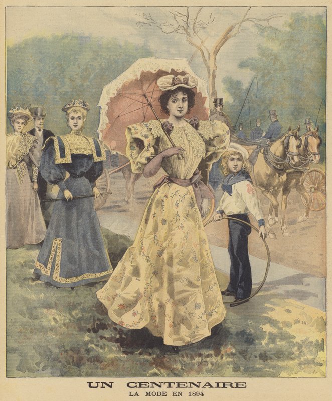 Um centenário: moda em 1894 de French School