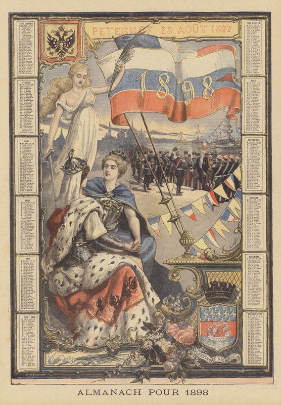 Almanaque para 1898 de French School