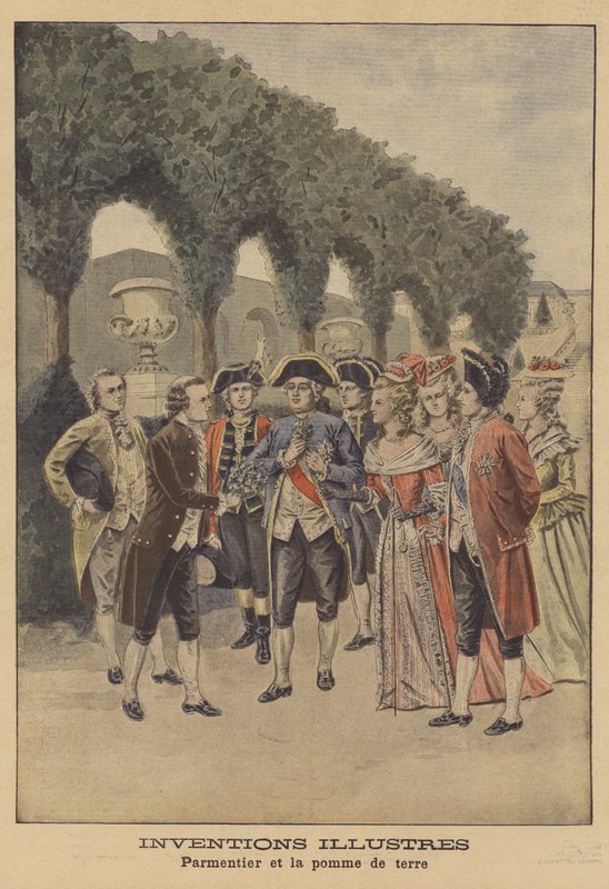 Antoine-Auguste Parmentier, promotor francês da batata como fonte de alimento de French School