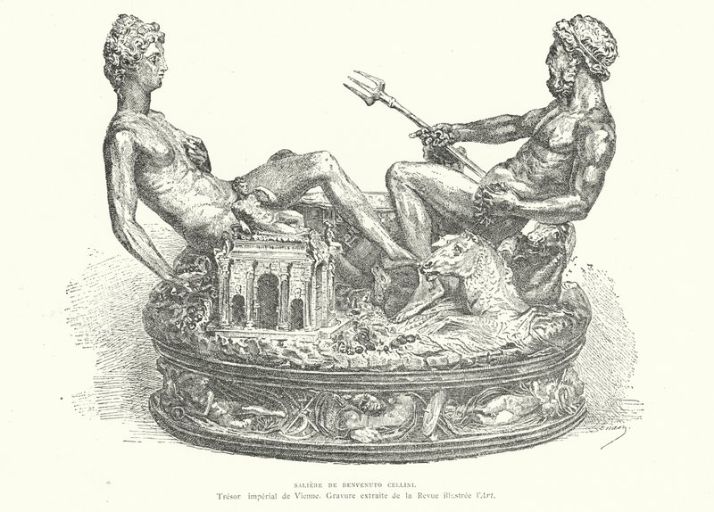 Cellini Salt Cellar, 1543 de French School
