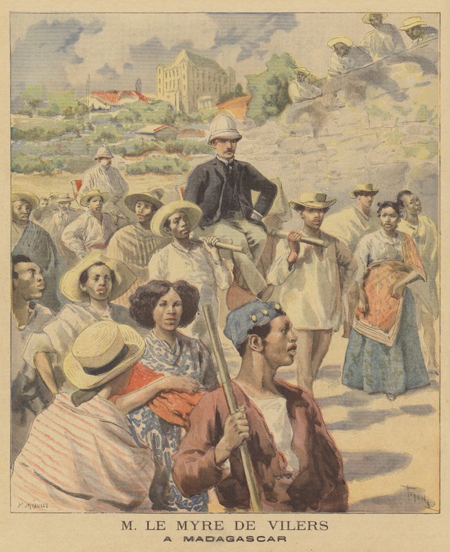Charles Marie Le Myre de Vilers em Madagascar de French School