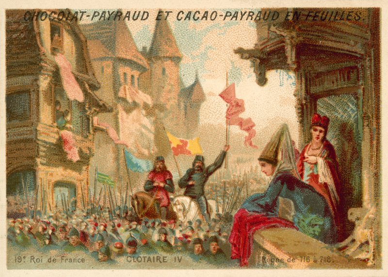 Clotário IV, rei franco da Austrásia de French School