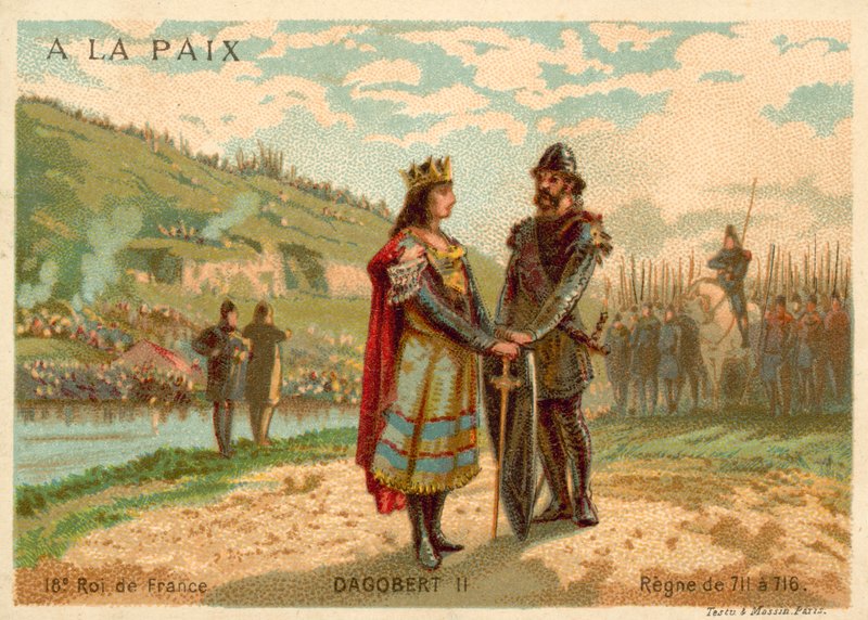 Dagobert III, rei dos francos de French School